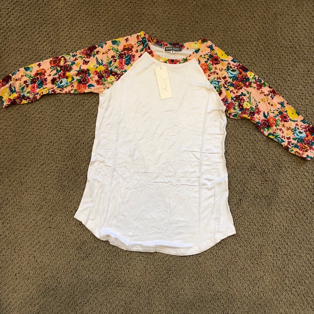 3/4 Length baseball shirt